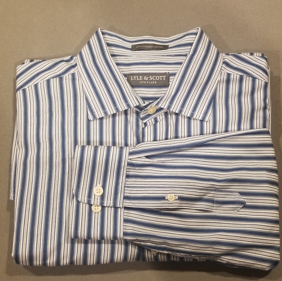 Lyle & Scott Button up Shirt. Men's size Large - Picture 1 of 7